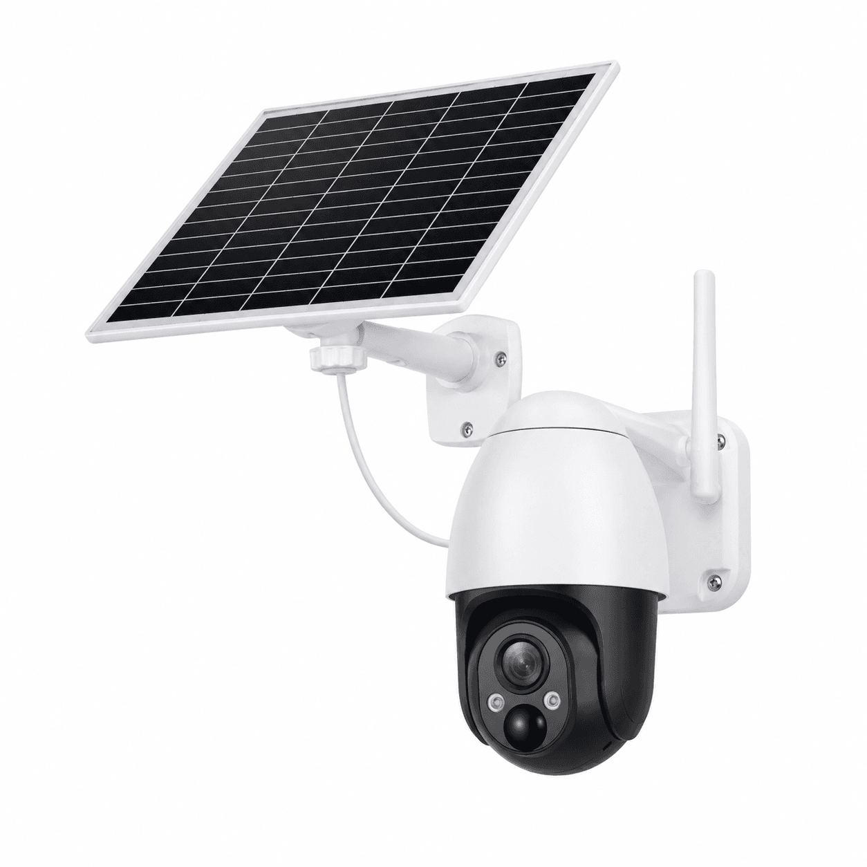 Solar Powered PTZ Security Camera